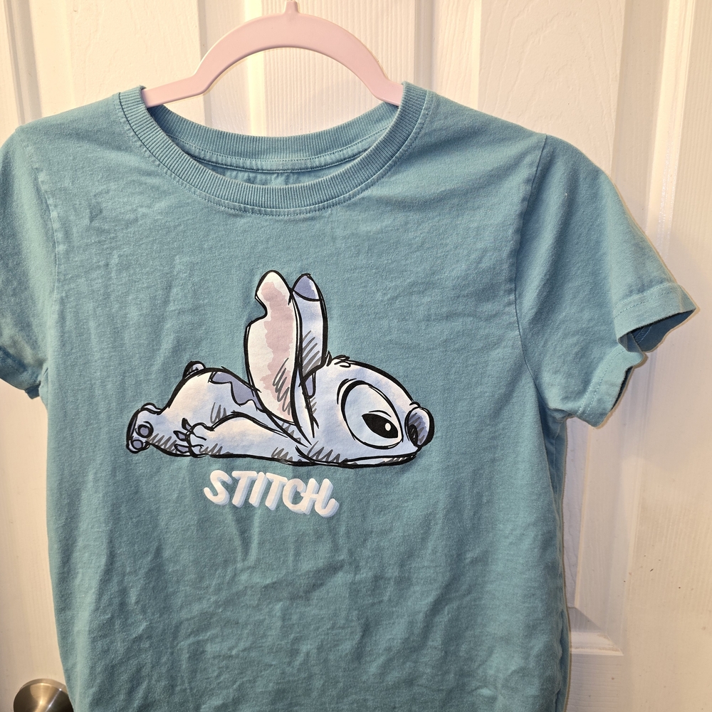 Disney Kids Teal Stitch T-Shirt